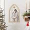 Glitzhome® 19.75" Wooden Gold Foil Nativity Scene Wall Decor